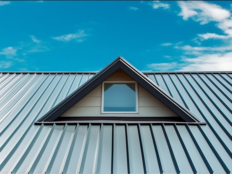 Standing seam metal roofing